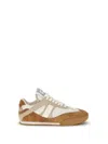 Chloé Lace-up Footwear Featuring Contrast Panels In White