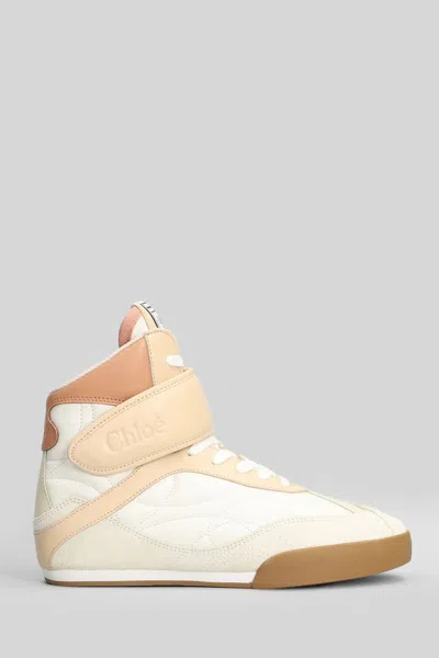 Chloé Kick Sneakers In White