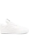 Chloé Womens Winter Wht Kick Brand-patch Leather Low-top Trainers Eur 36 / 3 Uk In White