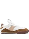 Chloé Chloe Kick Brown Sneakers In White