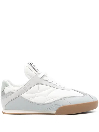 Chloé Kick Sneakers In White