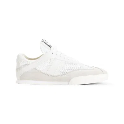Chloé Chloe Women Sneakers Kick In Mesh E Pelle Scamosciata In White
