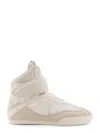 Chloé Kick Synthetic Fabric And Suede Sneakers In Gray