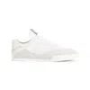 Chloé Kick Suede And Recycled Tissue Sneakers In White