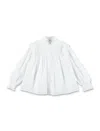 Chloé Kid - Embroidered Shirt In White
