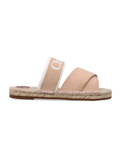 CHLOÉ KID - LOGO PRINT SLIDES