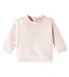 Chloé Pink Sweatshirt For Baby Girl With Logo In Petal Pink