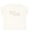 Chloé Baby Logo Cotton Jersey T-shirt In White