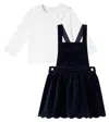 Chloé Baby Set Of Cotton T-shirt And Dress In Blue