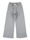 Chloé Grey Trousers For Girl With Logo In Gray