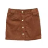Chloé Chloe Kids Corduroy Skirt With Scalloped Edges