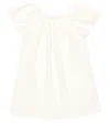 Chloé Spot-print Scallop-edge Nightdress In White