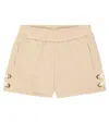 Chloé Cotton Shorts In Neutrals