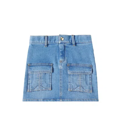 CHLOÉ DENIM CARGO SKIRT