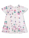 Chloé Graphic-print Organic Cotton Dress In White