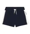 Chloé Embroidered Cotton Shorts In Blue