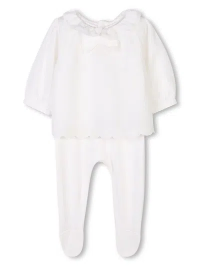 Chloé Kids Jumpsuit In White