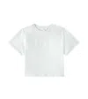 Chloé Kids Green Logo T-shirt In Green