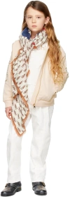 Chloé Kids Off-white Dyed Trousers In 117 Off White