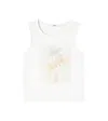 Chloé Printed Cotton Top In White