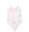 Chloé Printed Swimsuit In Multicoloured