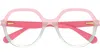 Chloé Kids Round Frame Glasses In Pattern