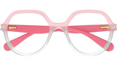 Chloé Kids Round Frame Glasses In Pattern