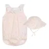 Chloé Chloe Kids Ruffle-collar Cotton Body Set