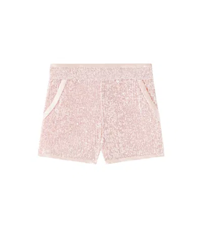 CHLOÉ CHLOÉ KIDS SEQUINED SHORTS