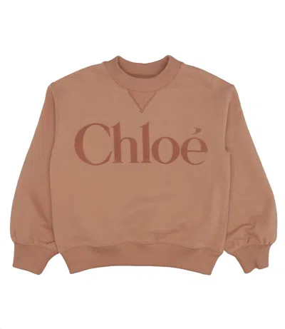 Chloé Chloè Kids Sweaters Camel In Brown