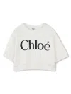 Chloé Logo-print Sweatshirt In White