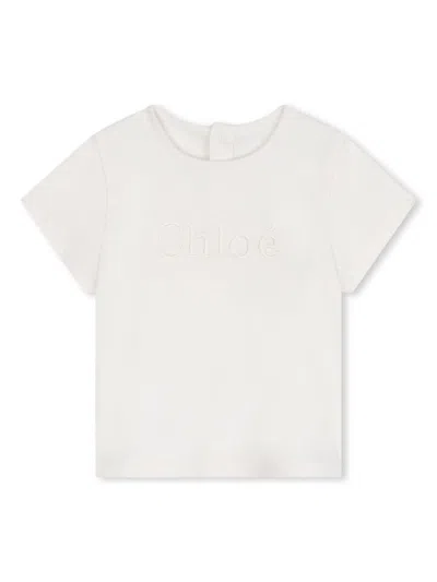 Chloé Kids T-shirt In White