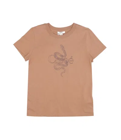 Chloé Chloè Kids T Shirts And Polos Brown
