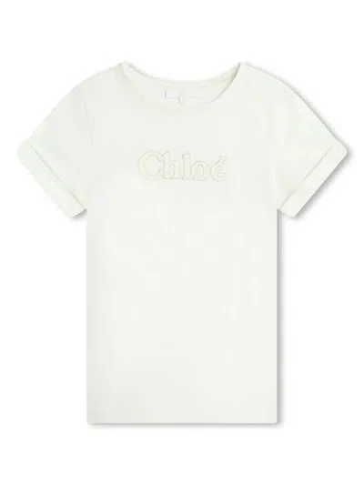 Chloé Chloè Kids T-shirts And Polos White