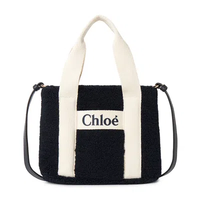 Chloé Kids Teddy Logo Detail Shoulder Bag In Multi