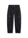 Chloé Stretch-cotton Cargo Trousers In Blue