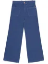 Chloé Klassische Cropped-hose In Blau