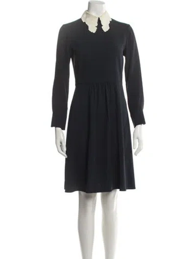 Pre-owned Chloé Knee-length Dress In Blue