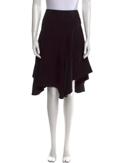 Pre-owned Chloé Knee-length Skirt In Black