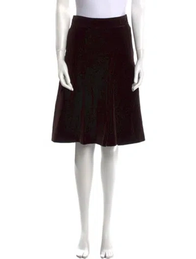 Pre-owned Chloé Knee-length Skirt In Black