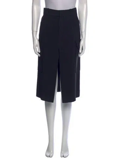 Pre-owned Chloé Knee-length Skirt In Blue