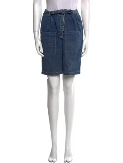 Pre-owned Chloé Knee-length Skirt In Blue