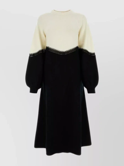 CHLOÉ KNIT DRESS FEATURING DISTINCTIVE EMBROIDERY