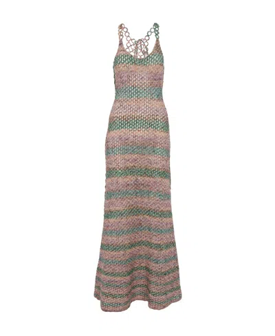Chloé Knitted Dress In Multicolor