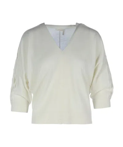 Chloé Knitted Pullover In White