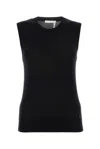 Chloé Sleeveless Wool Knitted Top In Black