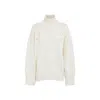 Chloé Knitted Wool Sweater In White
