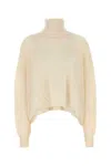 Chloé Chloe Ivory Wool Blend Oversize Sweater In Neutral