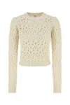 Chloé Virgin-wool Sweater In Iconicmilk