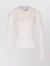 Chloé Knitwear With Lace Collar Detail In White